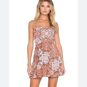 Raga Sunset Gold Dress from Revolve